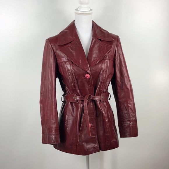 Etienne Aigner | Jackets & Coats | Vintage Etienne Aigner Oxblood ...